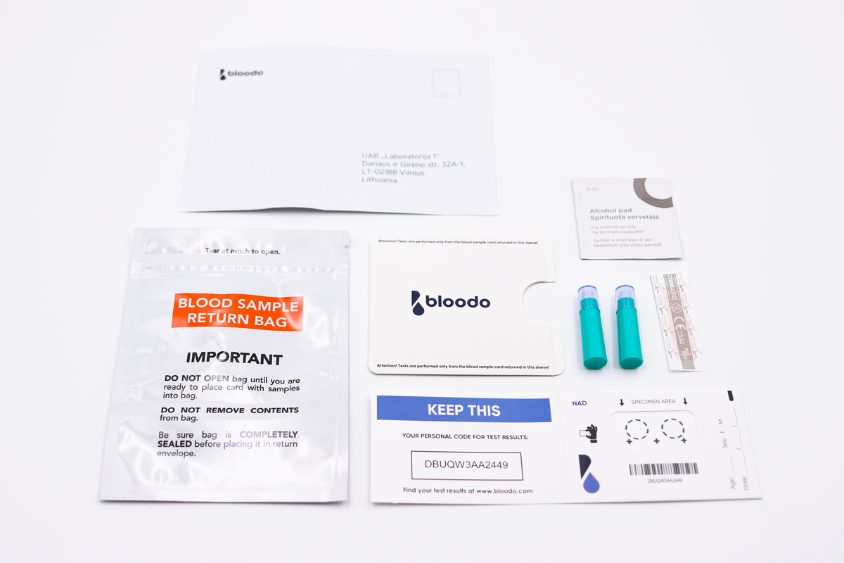 Cellular Energy & Metabolism Tracker: At-Home NAD Blood Test