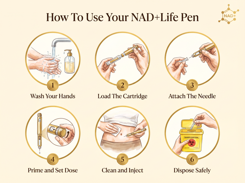 How to use the NAD+ Pen